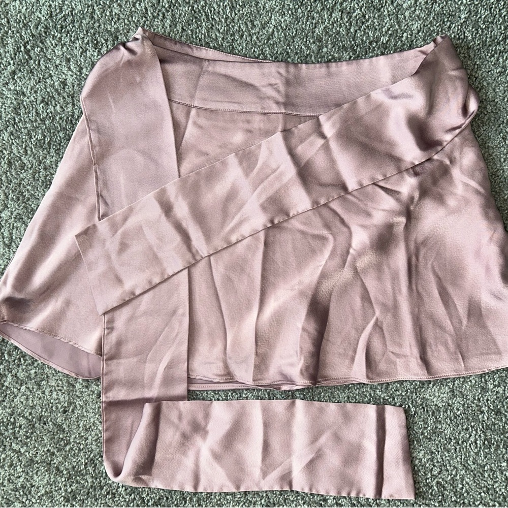 Pink Wrap Skirt
